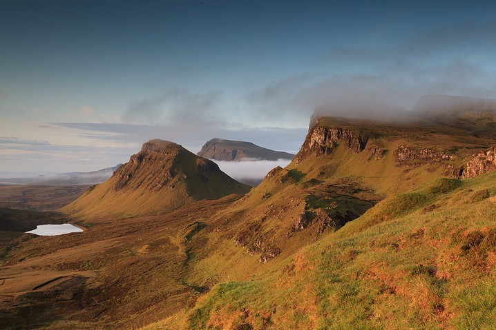 Landschaft Trotternish Ridge Quiraing Dun Dubh